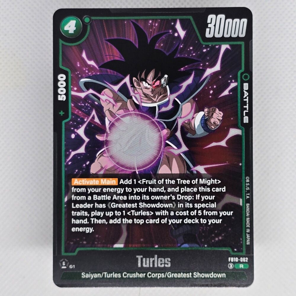 Turles FB10-062 Dragon Ball Z Fusion World Holo